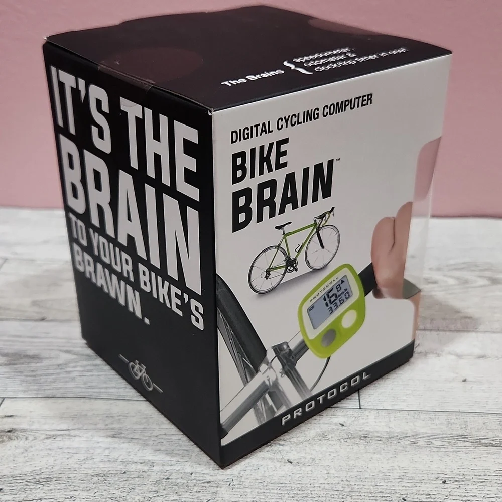 Bike Brain Digital Cycling Computer - Green